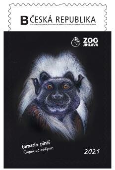Stamp, Tamarín pinčí, Personalized and Private Mail Stamps,  , Animals (Fauna), Anniversaries and Jubilees, Monkeys, Zoos