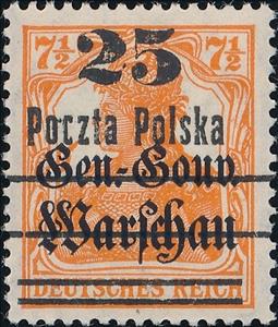 Stamp, Germania, Poland,  , Crowns and Coronets, Women
