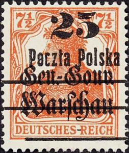 Stamp, Germania, Poland,  , Crowns and Coronets, Women