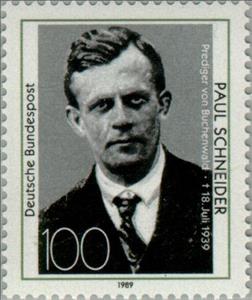 Stamp, Schneider, Paul, Germany, Federal Republic,  , Famous People, Commemoration, Freedom Fighters, Clergy