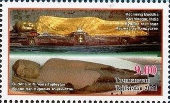 Buddha Statues in India and Tajikistan