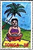 Young Girl making Kava