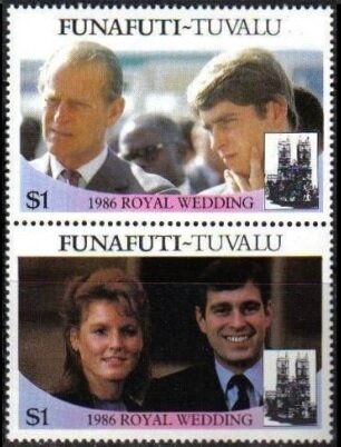 Couple, Prince Phillip and Andrew