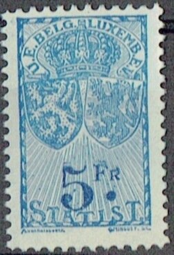 Additional duty stamps U.E. Belg-Luxemb