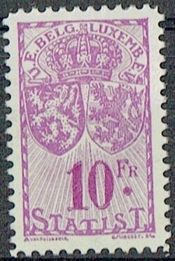 Additional duty stamps U.E. Belg-Luxemb