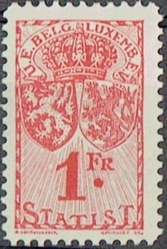 Additional duty stamps U.E. Belg-Luxemb