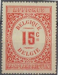 Stamp, Affiche, Belgium- Revenue Stamps,  , Numbers