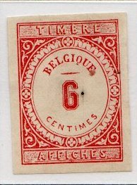 Stamp, Affiche, Belgium- Revenue Stamps,  