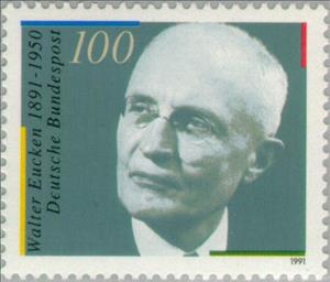 Stamp, Eucken, Walter, Germany, Federal Republic,  , Famous People, Commemoration