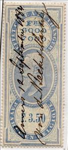 Stamp, Leopold II, Belgium- Revenue Stamps,  
