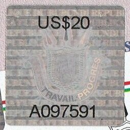 Stamp, Coat of arms, Burundi- Revenue Stamps,  , Coats of Arms, Heraldic Animals, Holograms