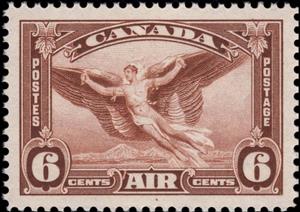 Stamp, Daedalus in Flight, Canada,  , Aviation