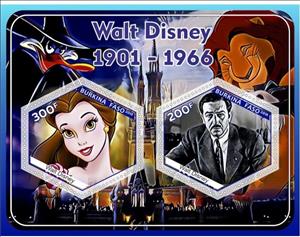 Mini Sheet, Animation, Cartoons Walt Disney, Cinderellas,  