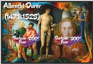 Mini Sheet, Art Albrecht Durer, Cinderellas,  , Art, Paintings