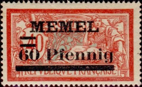Stamp, Type Merson, French Colonies,  