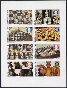 Mini Sheet, Chess, Cinderellas,  , Chess