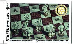 Stamp, Chess, Cinderellas,  , Chess