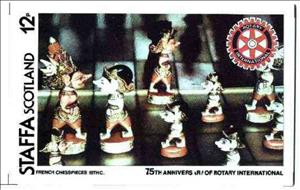 Stamp, Chess, Cinderellas,  , Chess