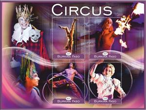 Mini Sheet, Circus, Cinderellas,  , Circus