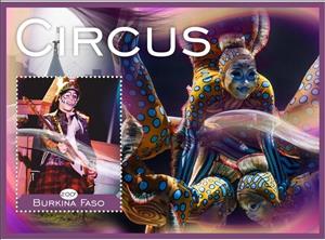 Souvenir Sheet, Circus, Cinderellas,  , Circus