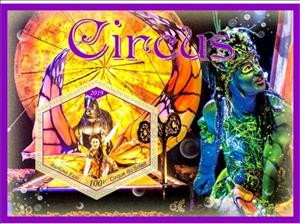 Souvenir Sheet, Circus, Cinderellas,  , Circus