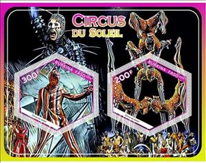Mini Sheet, Circus du Soleil, Cinderellas,  , Circus