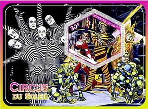 Souvenir Sheet, Circus du Soleil, Cinderellas,  , Circus
