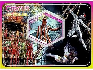 Souvenir Sheet, Circus du Soleil, Cinderellas,  , Circus