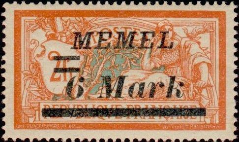Stamp, Type Merson, French Colonies,  