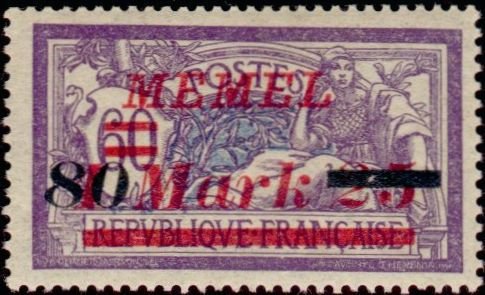 Stamp, Type Merson, French Colonies,  