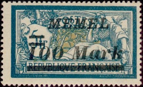 Stamp, Type Merson, French Colonies,  
