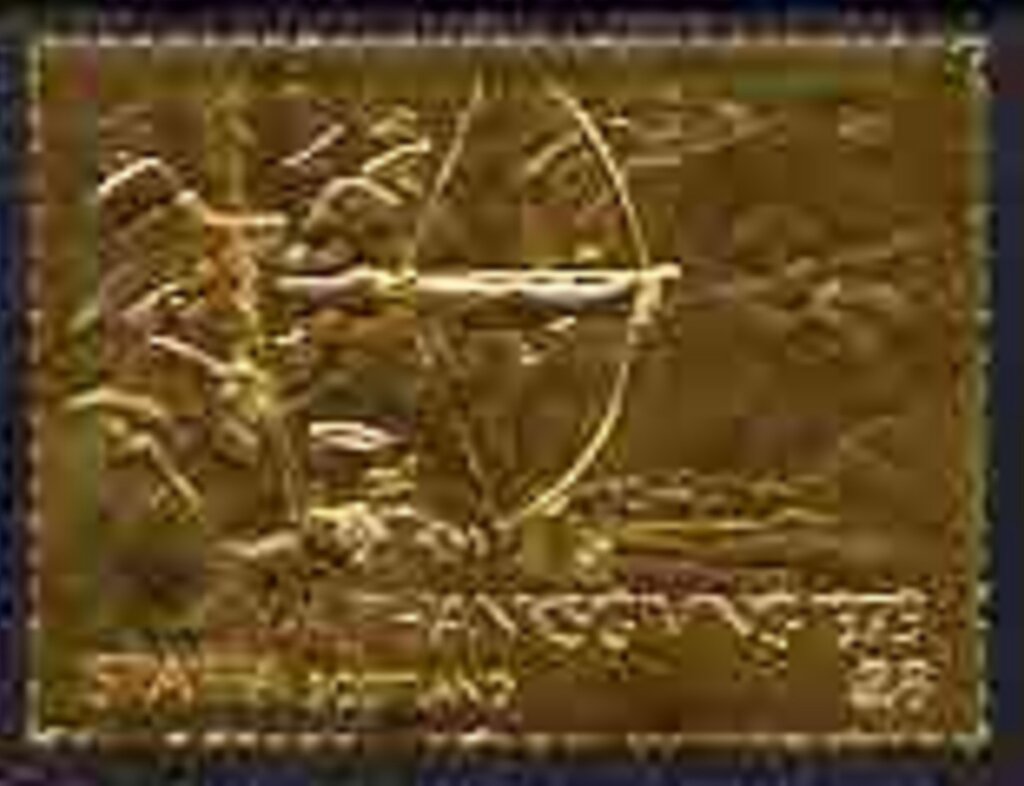 Golden stamp