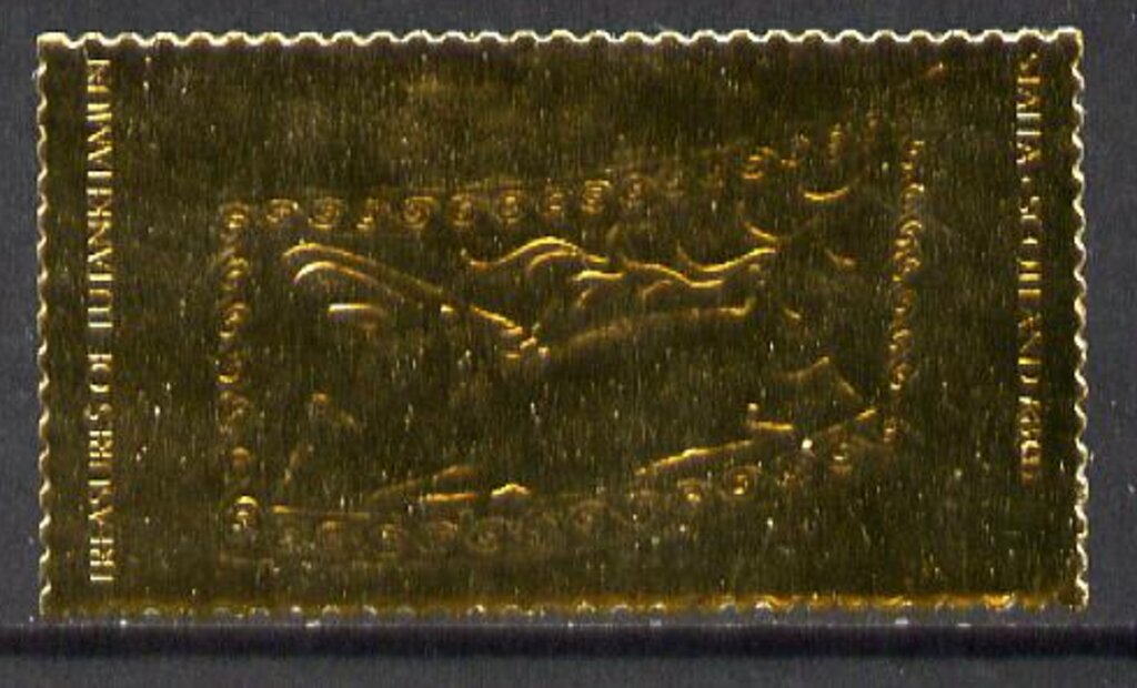 Golden stamp