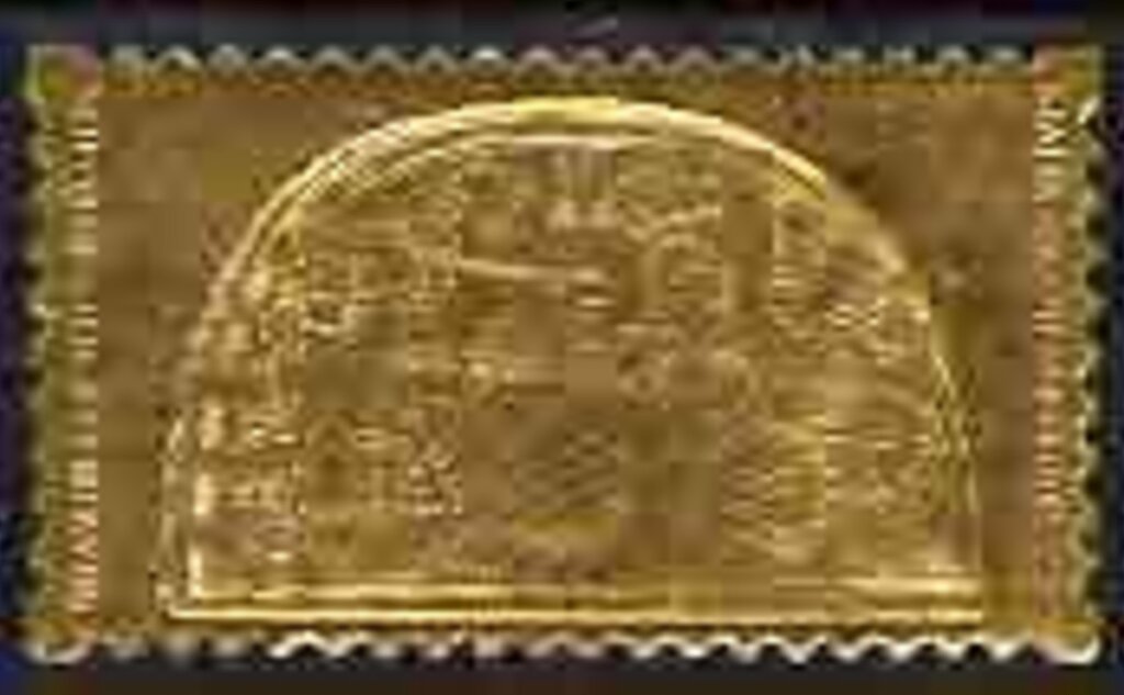 Golden stamp