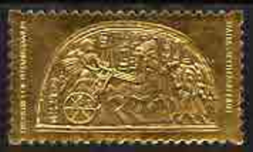 Golden stamp