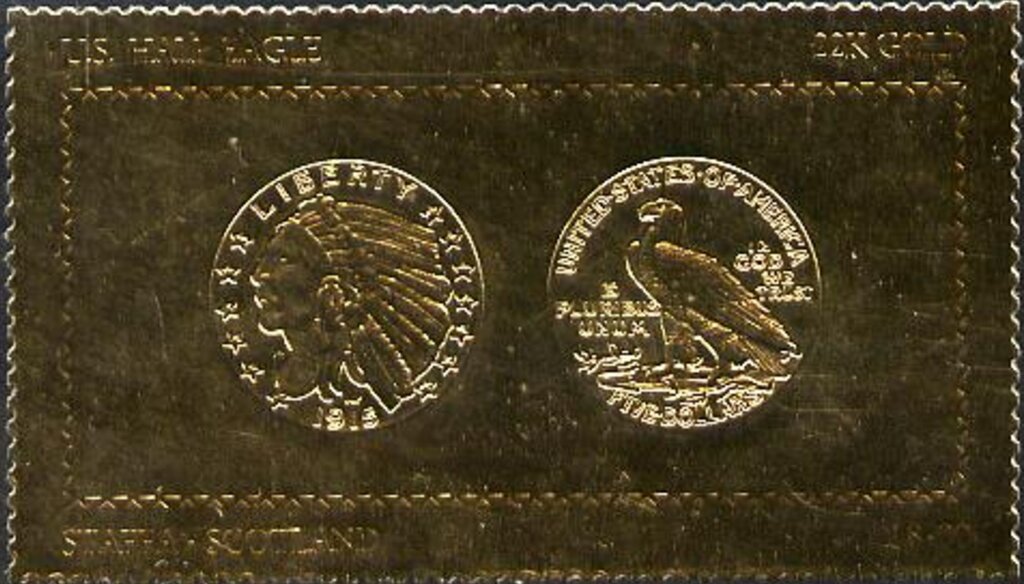 Golden stamps