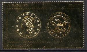 Stamp, Golden stamps, Cinderellas,  , Coins, Golden Objects