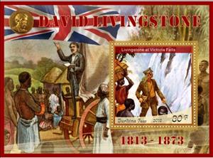 Souvenir Sheet, Great People David Livingston, Cinderellas,  , Discoverers, Famous People