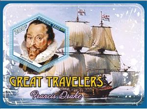 Souvenir Sheet, Great People Great travelers, Cinderellas,  , Discoverers, Famous People