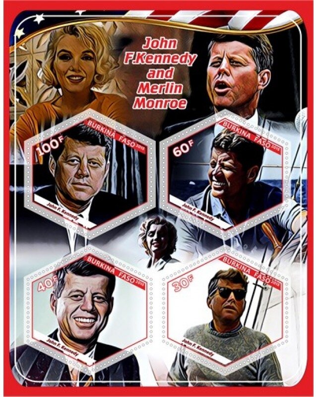 Great People John Kennedy and Marilyn Monroe