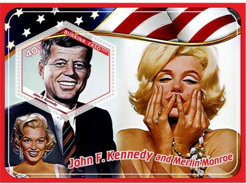 Great People John Kennedy and Marilyn Monroe