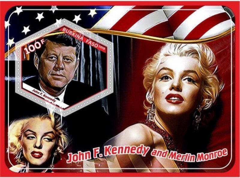 Great People John Kennedy and Marilyn Monroe