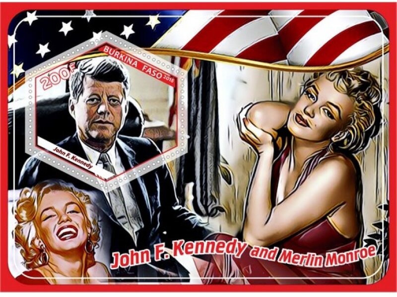 Great People John Kennedy and Marilyn Monroe