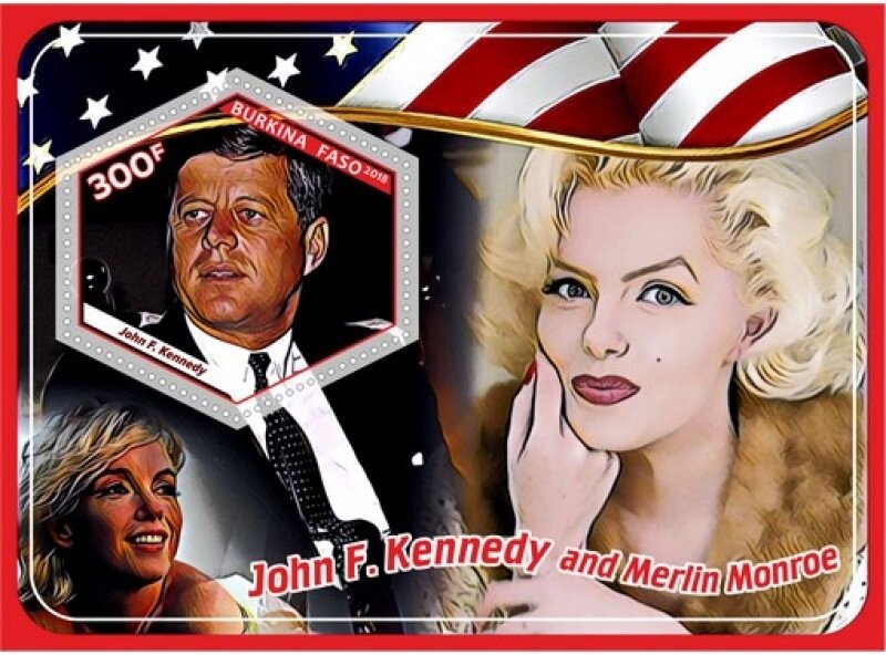 Great People John Kennedy and Marilyn Monroe