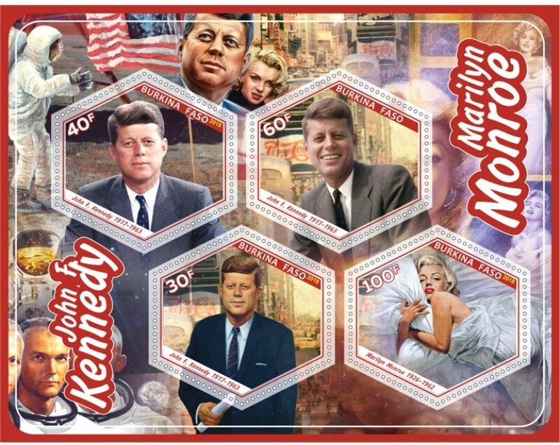 Great People John Kennedy and Marilyn Monroe