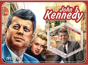 Souvenir Sheet, Great People John Kennedy and Marilyn Monroe, Cinderellas,  