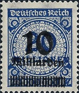 Stamp, Surch in Milliarden., German Realm,  