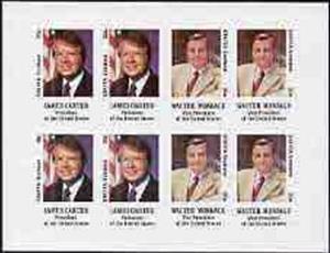 Mini Sheet, James Carter, Cinderellas,  , Famous People