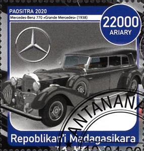 Stamp, Mercedes-Benz, Cinderellas,  