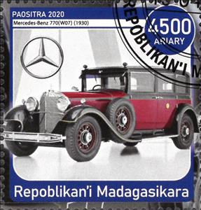 Stamp, Mercedes-Benz, Cinderellas,  